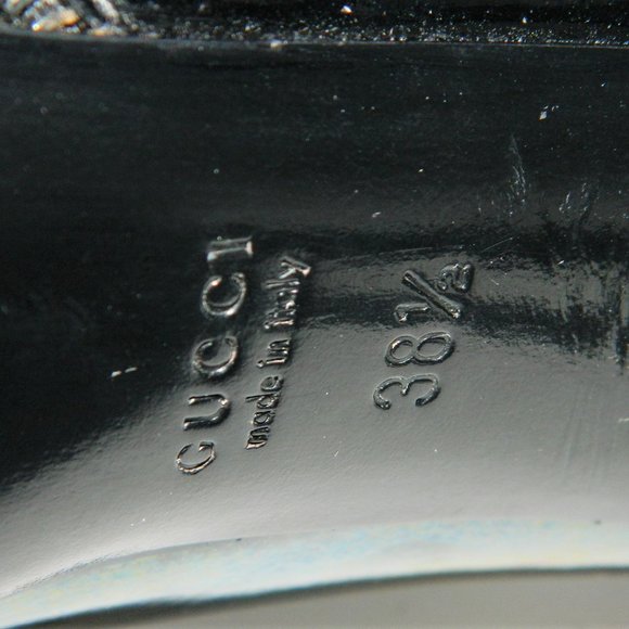 Gucci Iridescent Peep Toe Pump - Picture 13 of 13